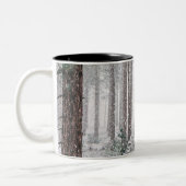 Schneebäume Zweifarbige Tasse (Links)