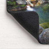 Schneebecken Wasserfall Schwimmbad - Yosemite Mousepad (Ecke)