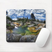 Schneebecken Wasserfall Schwimmbad - Yosemite Mousepad (Mit Mouse)