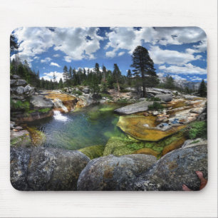 Schneebecken Wasserfall Schwimmbad - Yosemite Mousepad