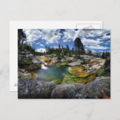 Schneebecken Wasserfall Schwimmbad - Yosemite Postkarte (Vorne/Hinten)