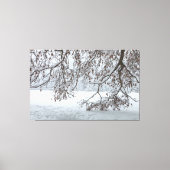 schneebedeckt leinwanddruck (Vorderseite)
