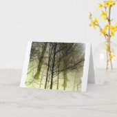 Schneebedeckte Bäume Karte (Gelbe Blume)
