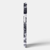 Schneebedeckte Bäume mit Monogramm Case-Mate iPhone Hülle (Rückseite / Rechts)