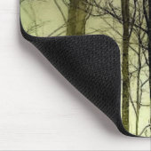 Schneebedeckte Bäume Mousepad (Ecke)