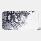 Schneebedeckte Bäume: Vertikal Case-Mate iPhone Hülle (Rückseite (Horizontal))