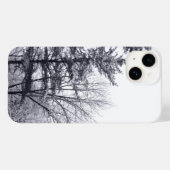 Schneebedeckte Bäume: Vertikal Case-Mate iPhone Hülle (Rückseite (Horizontal))