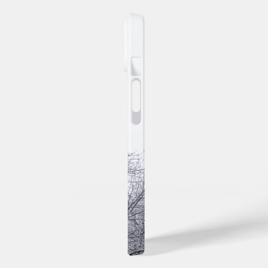 Schneebedeckte Bäume: Vertikal Case-Mate iPhone Hülle (Rückseite / Links)
