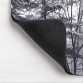 Schneebedeckte Bäume: Vertikal Mousepad (Ecke)