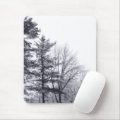 Schneebedeckte Bäume: Vertikal Mousepad (Mit Mouse)