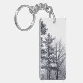 Schneebedeckte Bäume: Vertikal Schlüsselanhänger (Vorderseite links)