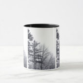 Schneebedeckte Bäume: Vertikal Tasse (Zentrum)