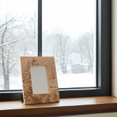 Schneebedeckte Bäume Winter Wonderland Bilderrahme Geätzte Rahmen