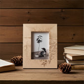 Schneebedeckte Bäume Winter Wonderland Bilderrahme Geätzte Rahmen