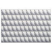Schneebedeckte Baumwinterstoffe Foto Stoff (Fat Quarter (45,7 x 55,9 cm))