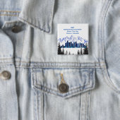 Schneebedeckte Berge Denver Button (Beispiel)