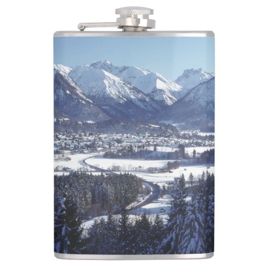 SCHNEEBEDECKTE BERGE FLACHMANN (Vorderseite)