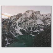 SCHNEEBEDeckte BERGE Geschenkpapier (Flach)