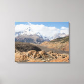 Schneebedeckte Berge Leinwanddruck (Vorderseite)