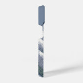 schneebedeckte Berge pixelig iPhone Hülle (Rechte Seite)