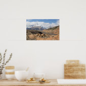 Schneebedeckte Berge Poster (Küche)