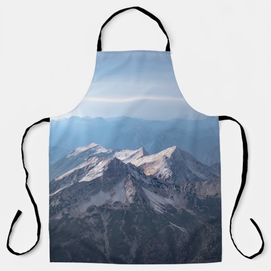 SCHNEEBEDeckte BERGE Schürze (Vorderseite)