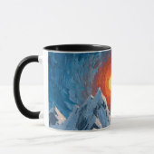 Schneebedeckte Berge Tasse (Links)