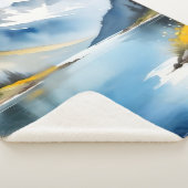 Schneebedeckte Berge und See Sherpadecke (3/4)