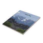 Schneebedeckte Berge von Lone Pine Fliese (Seite)