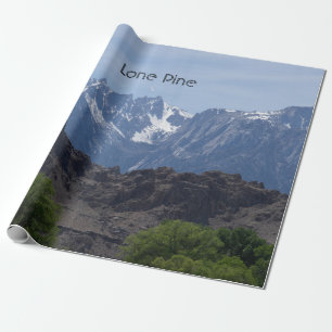 Schneebedeckte Berge von Lone Pine    Geschenkpapier