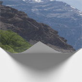 Schneebedeckte Berge von Lone Pine Geschenkpapier (Ecke)