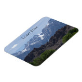 Schneebedeckte Berge von Lone Pine Magnet (Linke Seite)