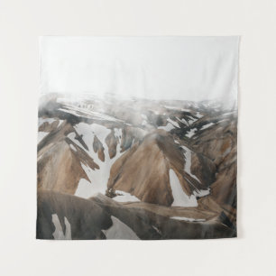 SCHNEEBEDECKTE BERGE WANDTEPPICH