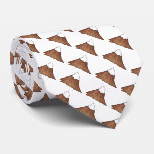 Schneebedeckte Berggipfel Klettergebiet Krawatte