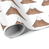 Schneebedeckte Bergkulisse Klettern im Freien Geschenkpapier (Rolleneckpunkt)