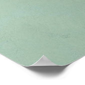Schneebedeckte Berglandschaft Malerei Poster (Ecke)