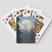 Schneebedeckte Berglandschaft Spielkarten (Rückseite)