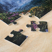 Schneebedeckte Bergsicht Puzzle (Seite)