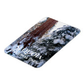 Schneebedeckte Boughs Winter Sequoia Nationalpark Magnet (Linke Seite)