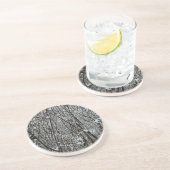 Schneebedeckte Branchen Winter Abstrakt Getränkeuntersetzer (Seite)