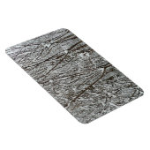 Schneebedeckte Branchen Winter Abstrakt Magnet (Rechte Seite)