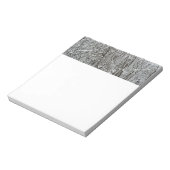 Schneebedeckte Branchen Winter Abstrakt Notizblock (Rotiert)