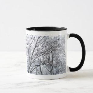 Schneebedeckte Eiche Tasse