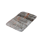 Schneebedeckte Eichenbäume Winternaturfotografie Badematte (Schrägansicht)