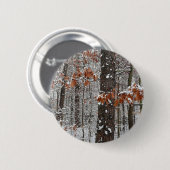 Schneebedeckte Eichenbäume Winternaturfotografie Button (Vorne & Hinten)