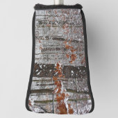 Schneebedeckte Eichenbäume Winternaturfotografie Golf Headcover (Rotieren 90)