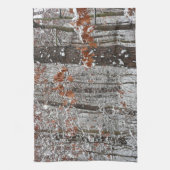 Schneebedeckte Eichenbäume Winternaturfotografie Handtuch (Vertikal)