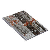 Schneebedeckte Eichenbäume Winternaturfotografie Notizblock (Rechte Seite)