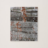 Schneebedeckte Eichenbäume Winternaturfotografie Puzzle (Vertikal)