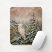 SCHNEEBEDECKTE EULE durch SHARON SHARPE Mousepad (Mit Mouse)